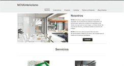 Desktop Screenshot of novainteriorismo.com