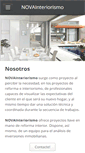 Mobile Screenshot of novainteriorismo.com