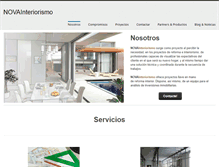 Tablet Screenshot of novainteriorismo.com